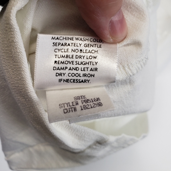 Eileen Fisher white capri pants size XL - Picture 6 of 9